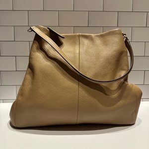 Coach Edie Shoulder in Refined Pebble Leather